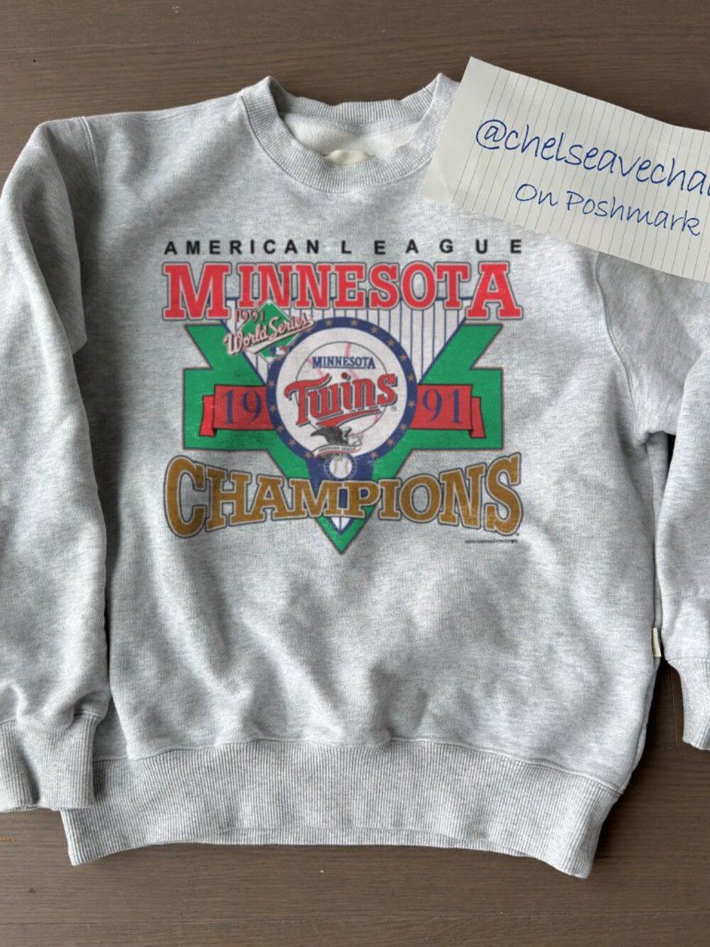 Vintage Minnesota Twins 1991 World Series Baseball Sweatshirt, Retro MLB Shirt